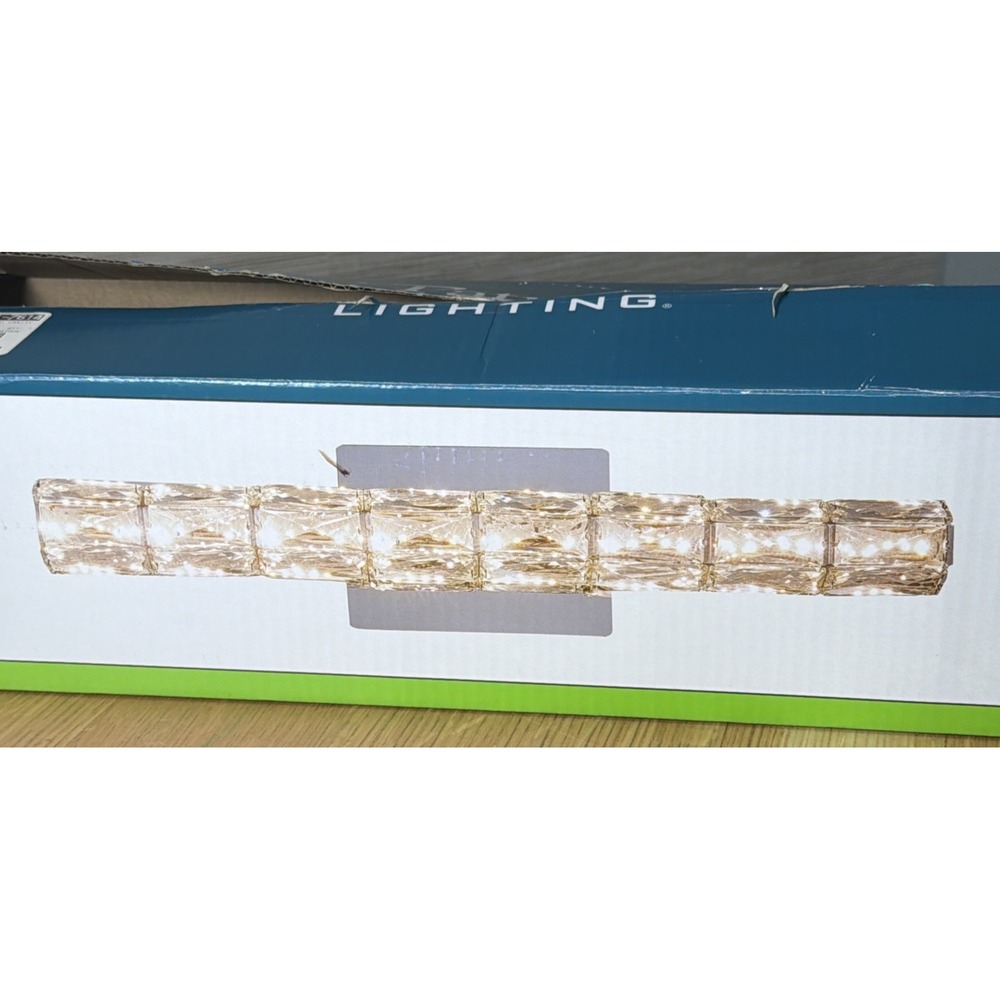 NIB Patriot Lighting 24" Vanity Light 'Crystala'
